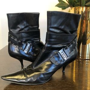 Dior Vintage Kitten Heel Boots